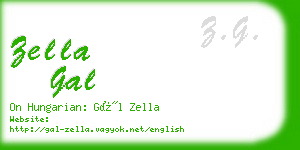 zella gal business card